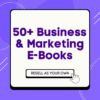 Mega Bundle: 50+ Business & Marketing eBooks with Full MRR License